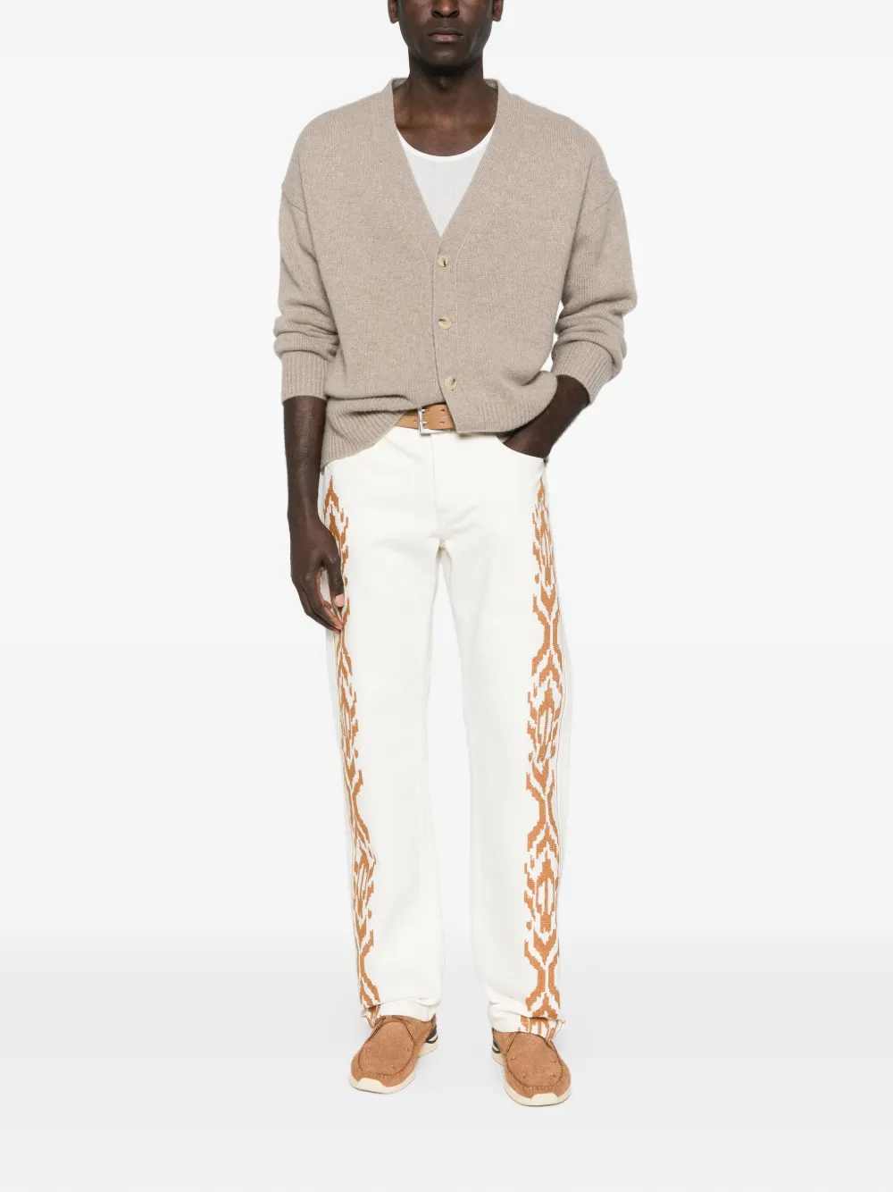 Marant Men Lewys Jeans With Embroidery ISABEL MARANT
