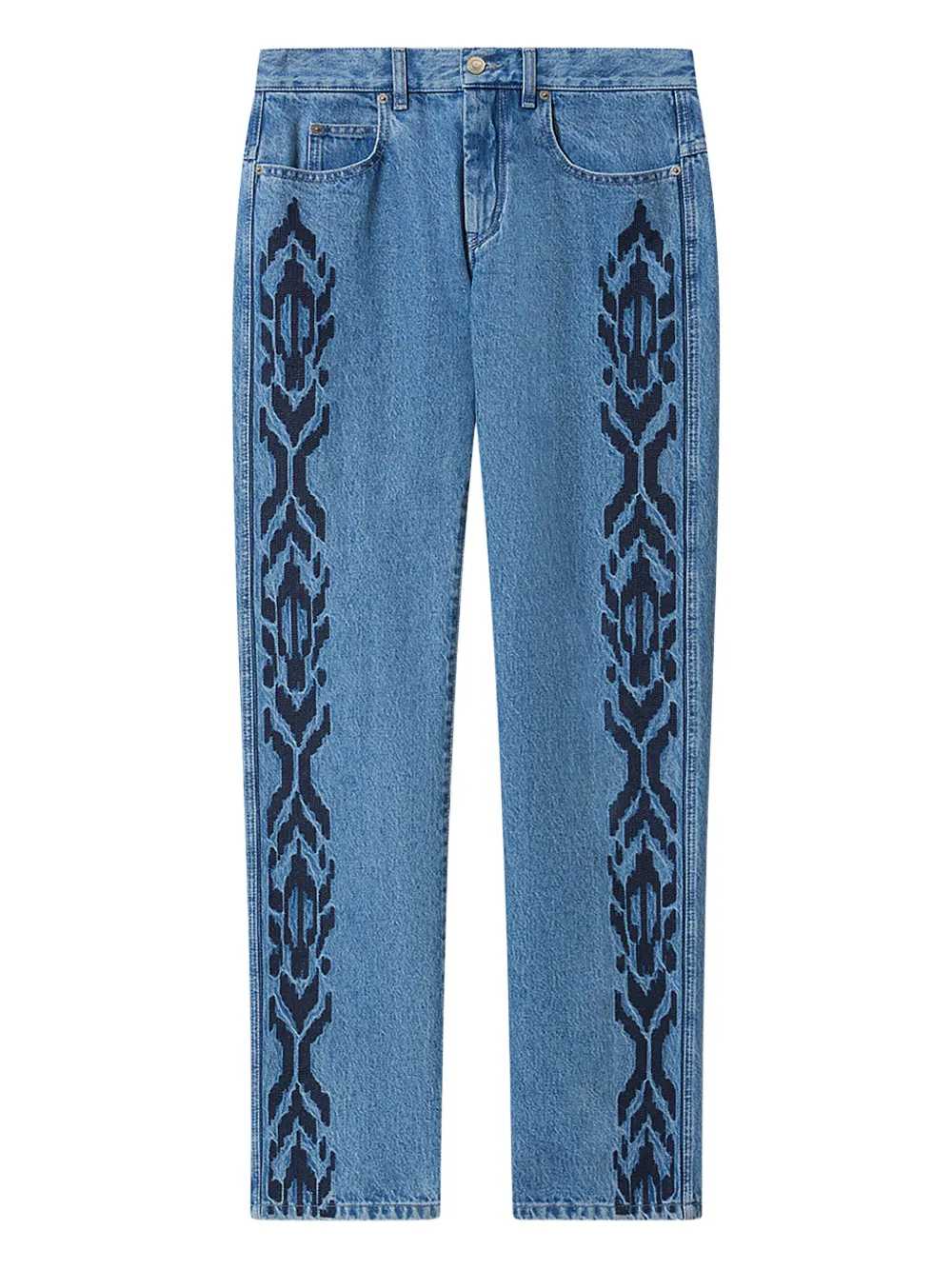 Marant Men Lewys Jeans With Embroidery ISABEL MARANT