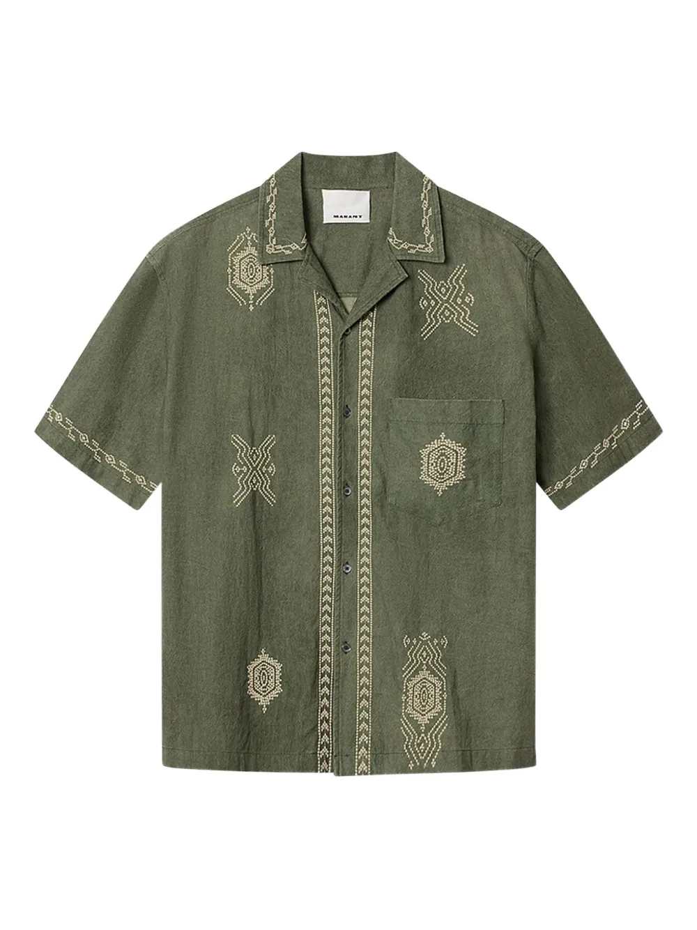 Marant Men Zekim Shirt With Embroidery ISABEL MARANT