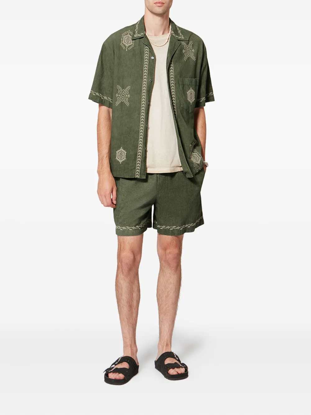 Marant Men Zekim Shirt With Embroidery ISABEL MARANT