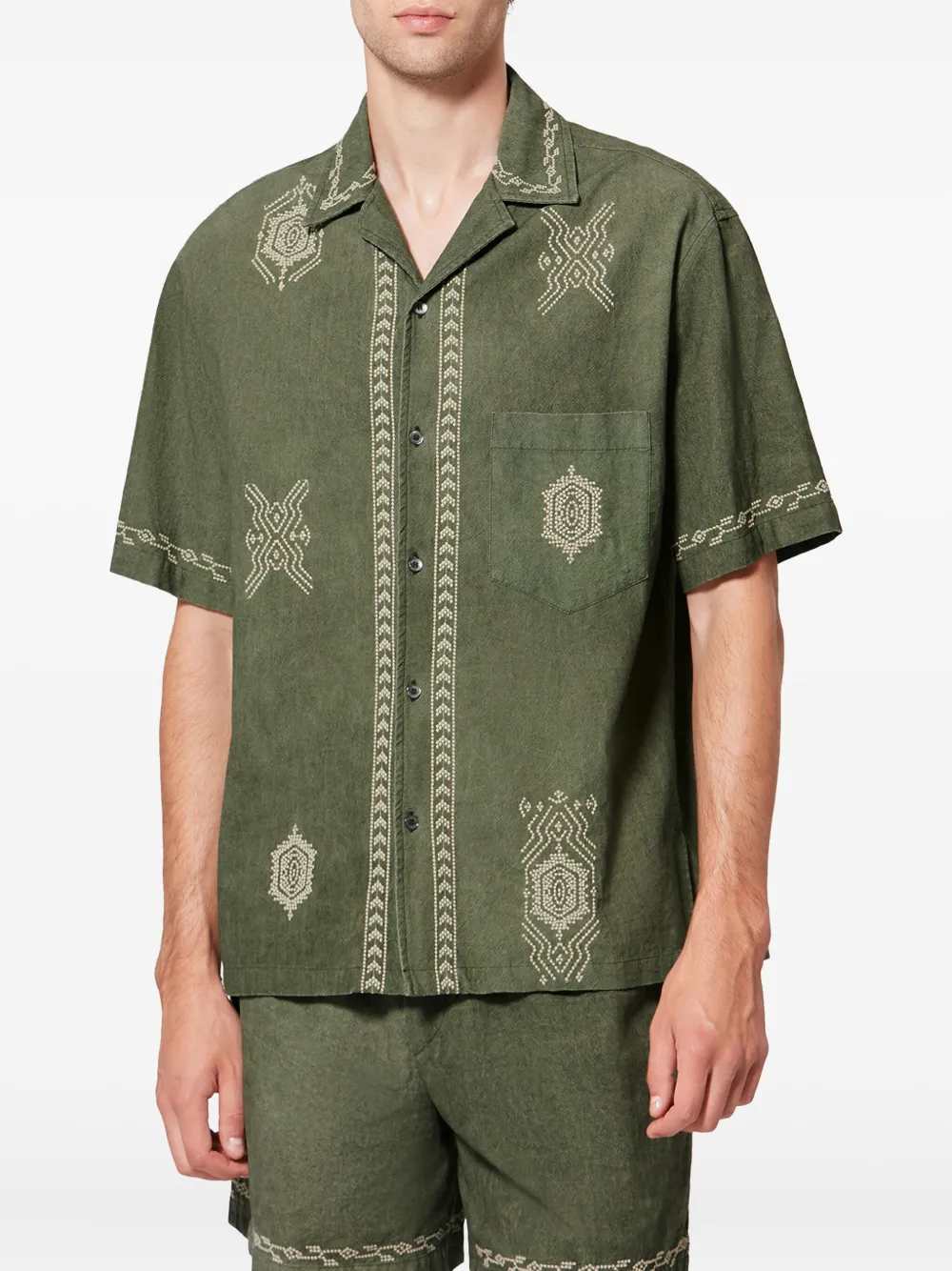Marant Men Zekim Shirt With Embroidery ISABEL MARANT