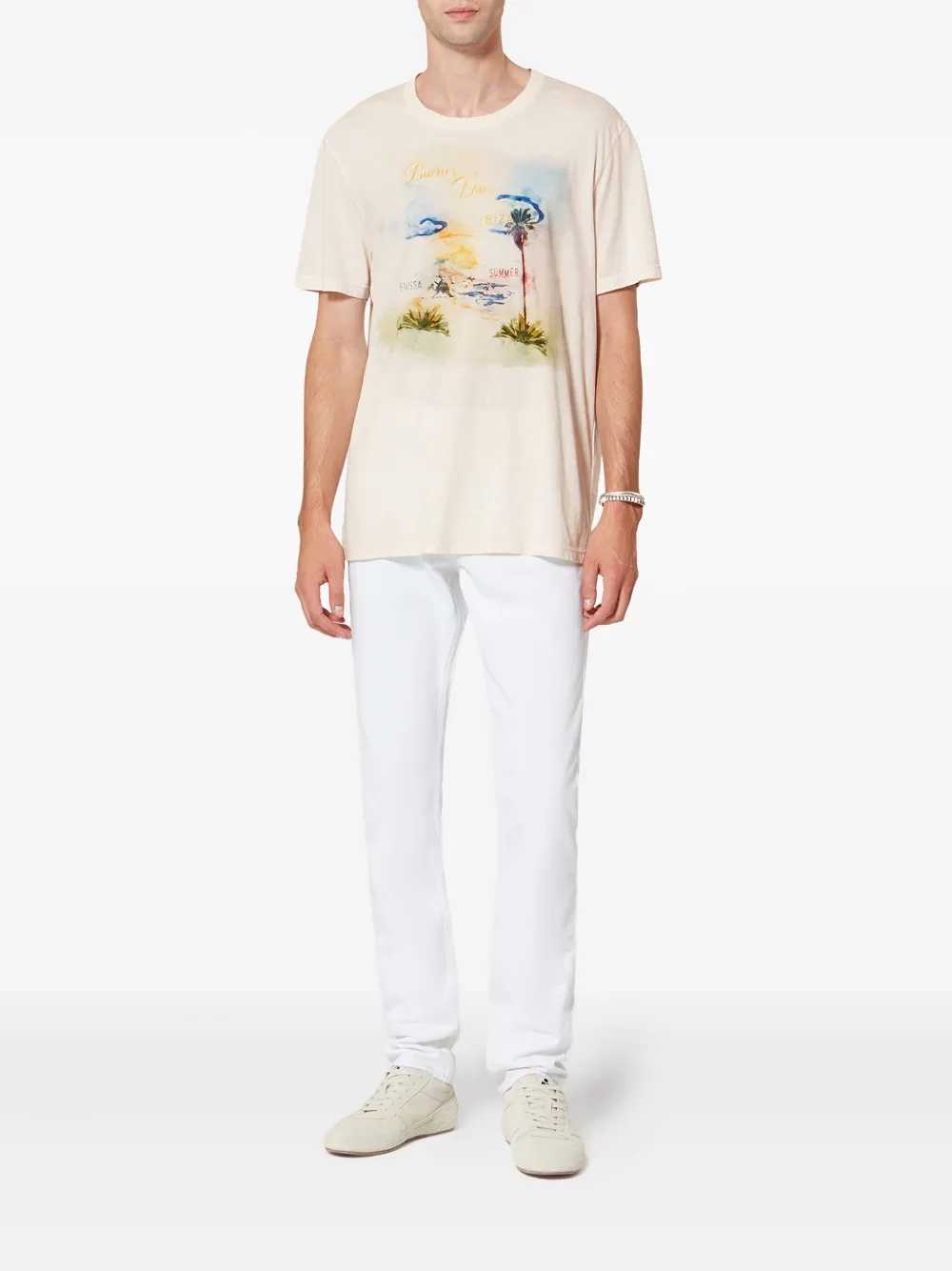 Marant Men Honore T-Shirt With Graphic Print ISABEL MARANT
