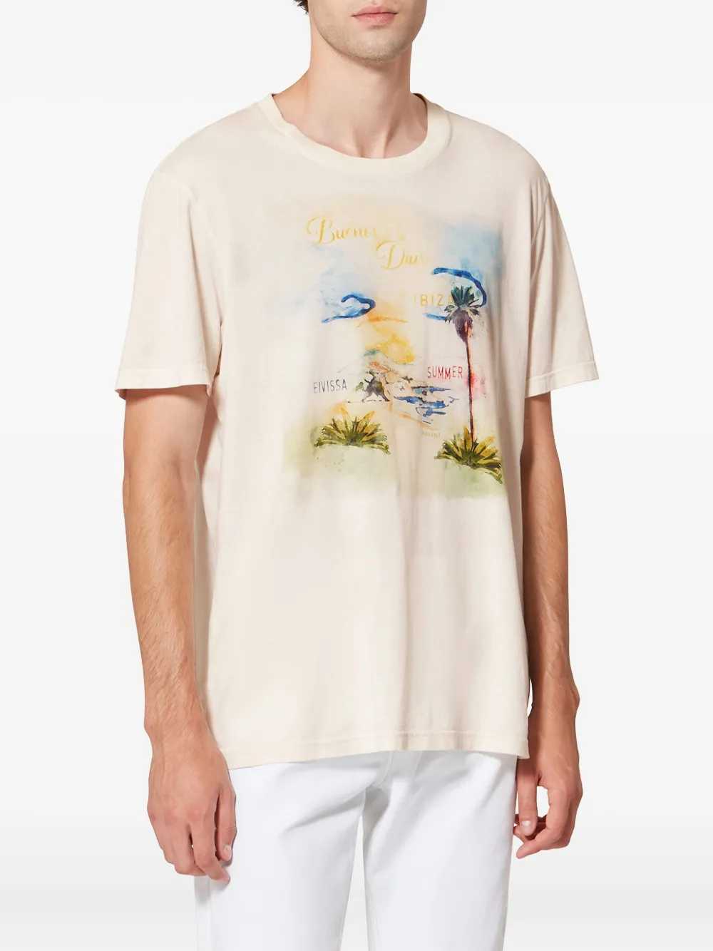 Marant Men Honore T-Shirt With Graphic Print ISABEL MARANT
