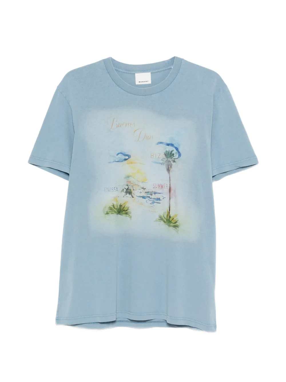 Marant Men Honore T-Shirt With Graphic Print ISABEL MARANT