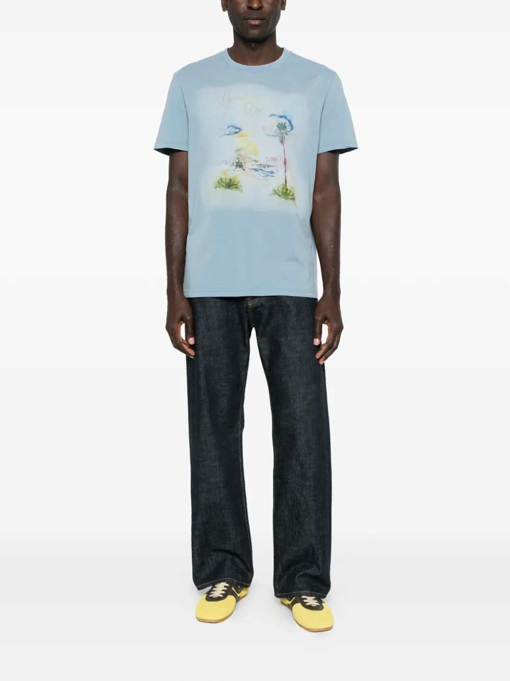 Marant Men Honore T-Shirt With Graphic Print ISABEL MARANT