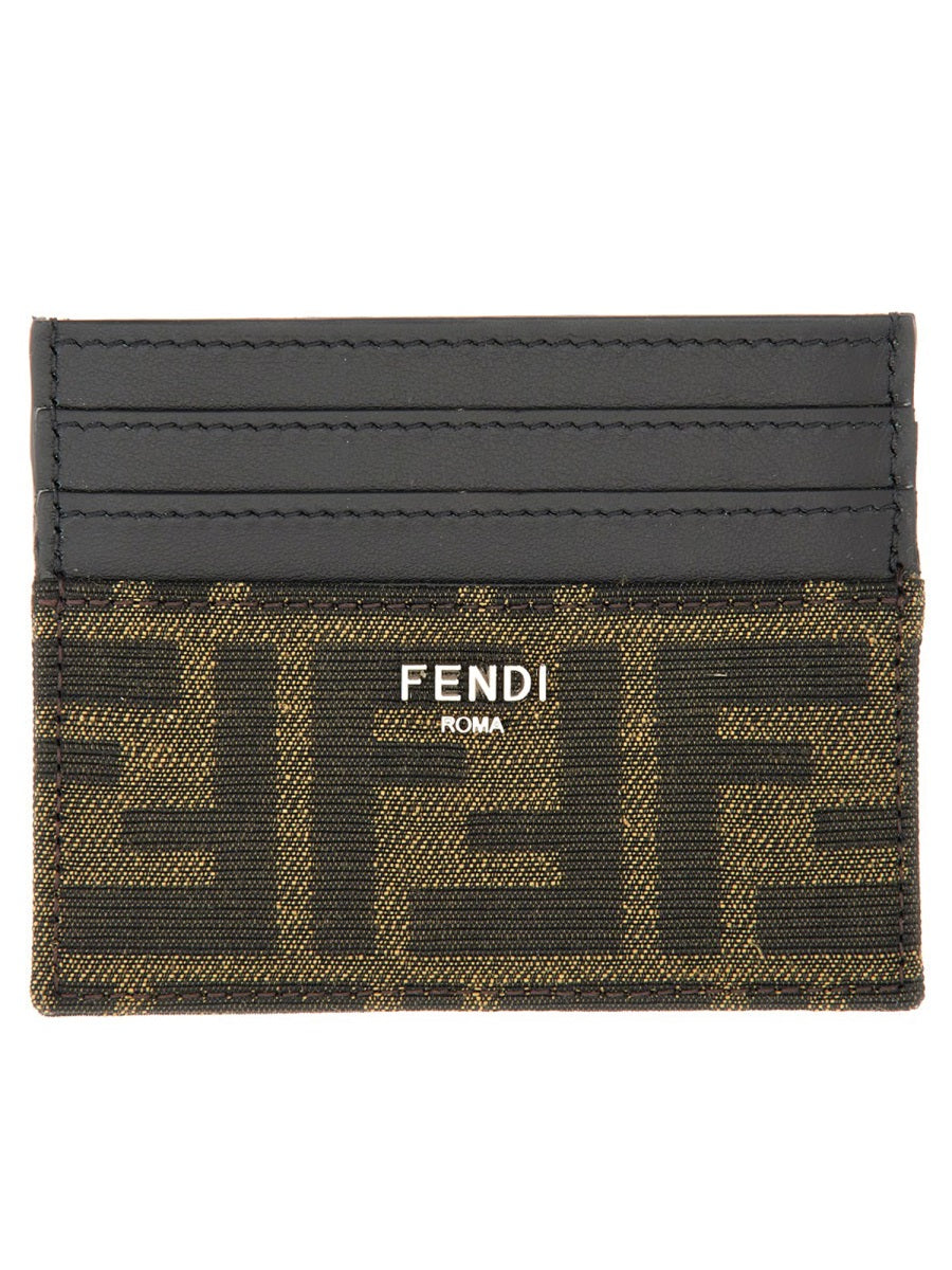 Fendi Men Leather Card Holder