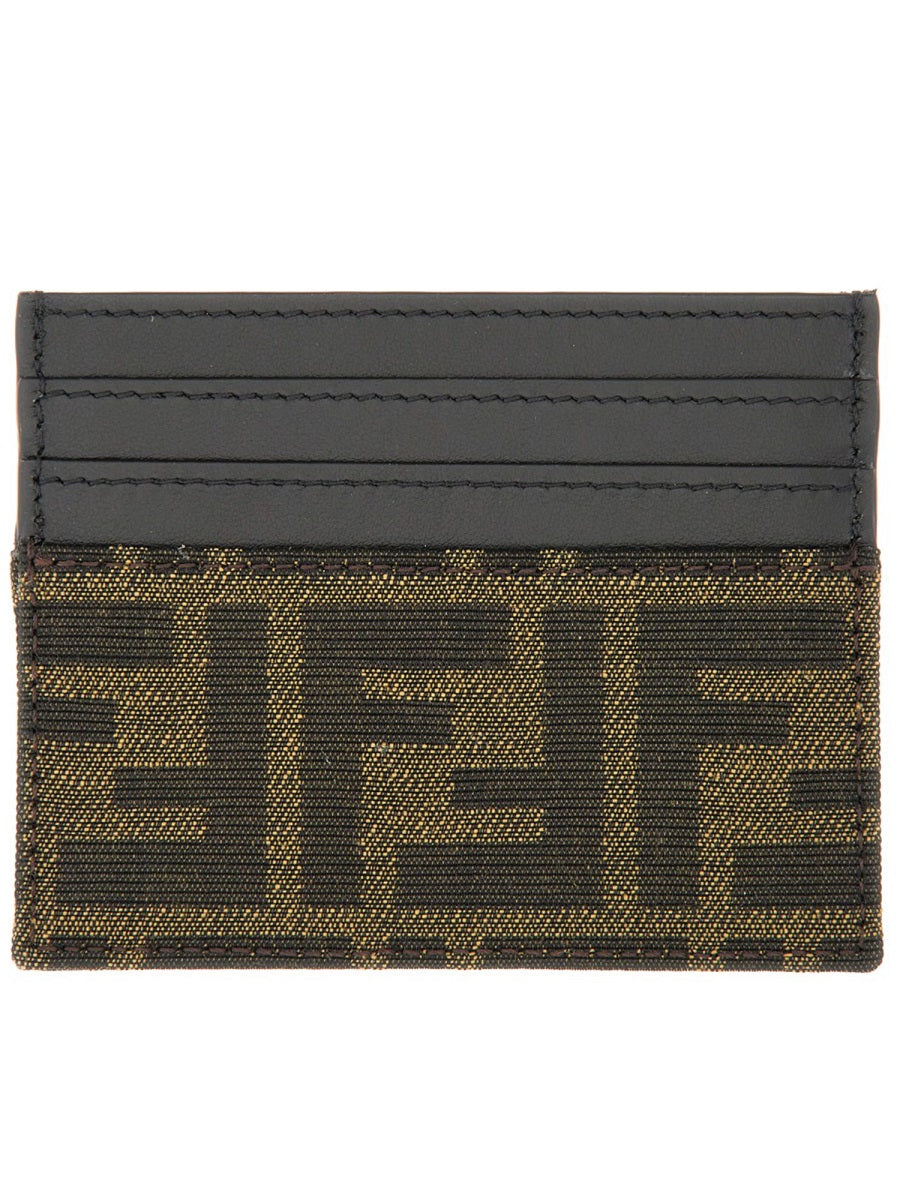 Fendi Men Leather Card Holder