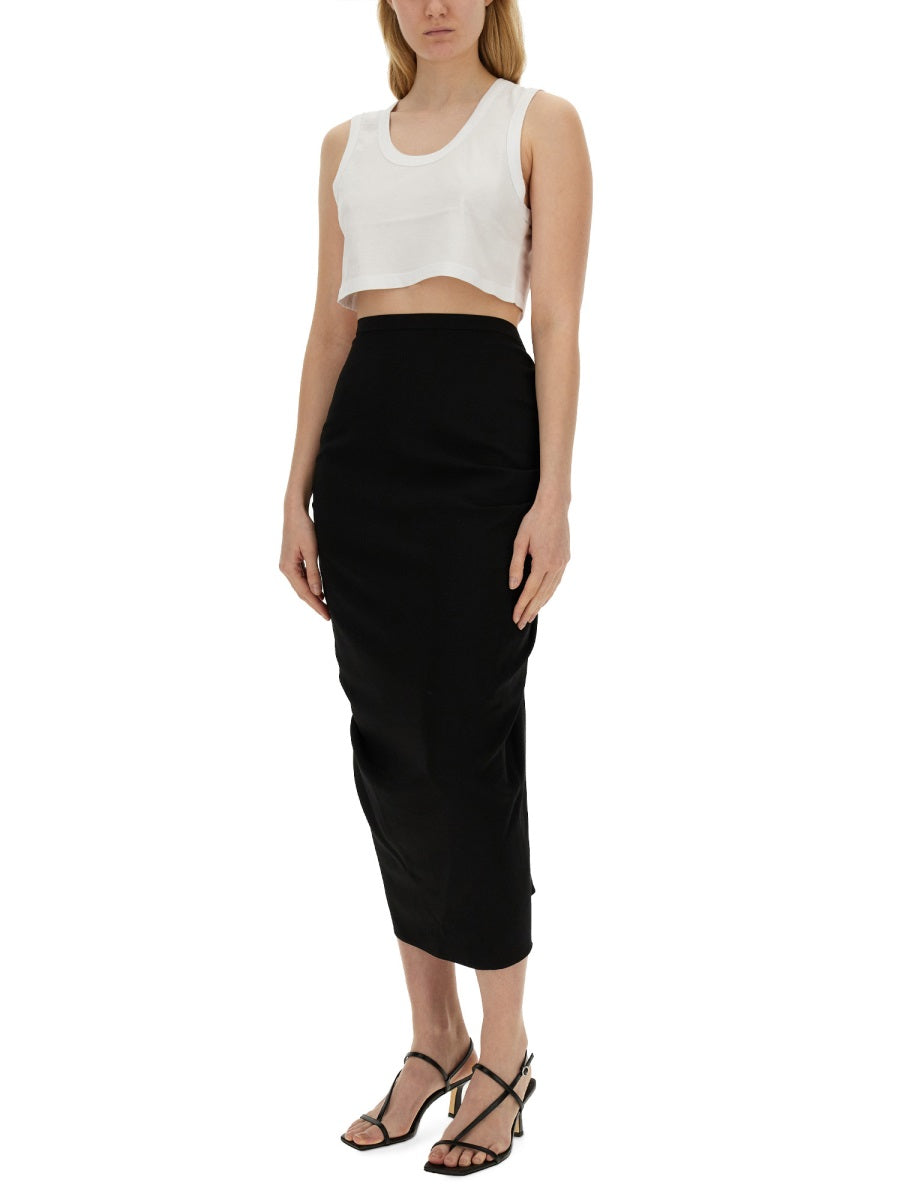 Dries Van Noten Women Skirt With Drape DRIES VAN NOTEN