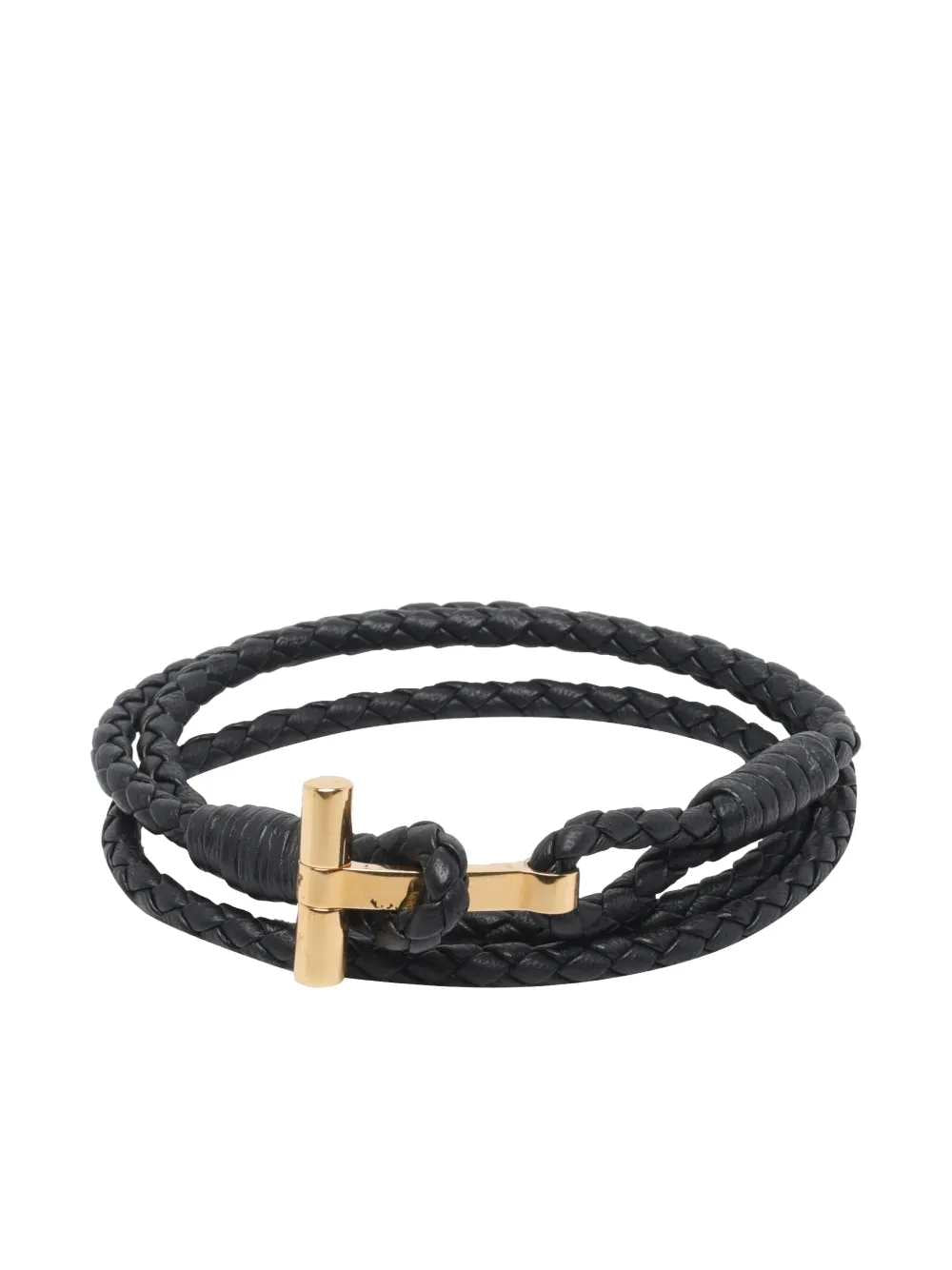 Tom Ford Men Braided Logo Bracelet TOM FORD