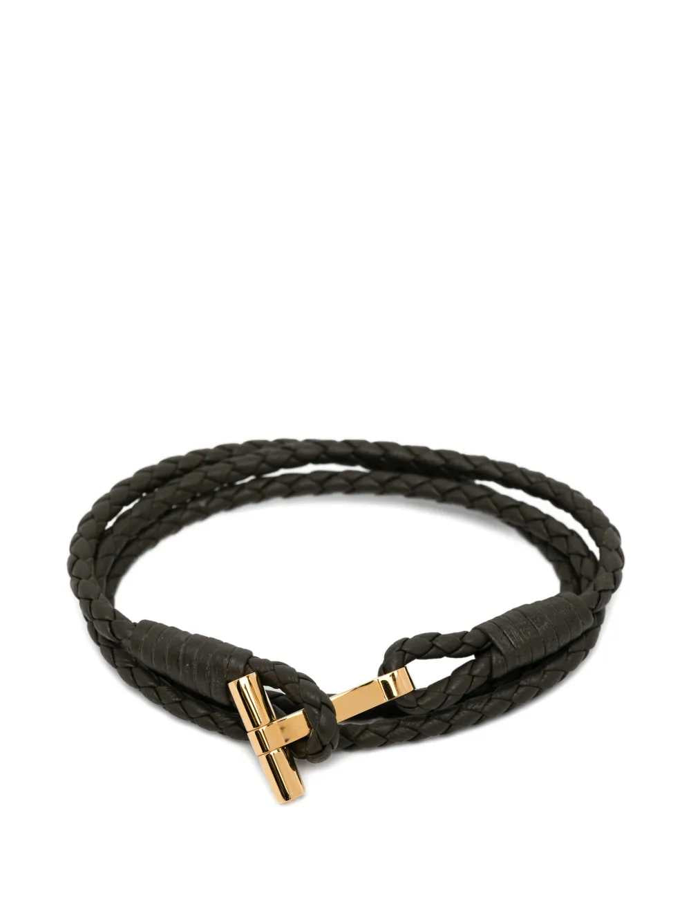 Tom Ford Men Braided T-Bar Bracelet TOM FORD