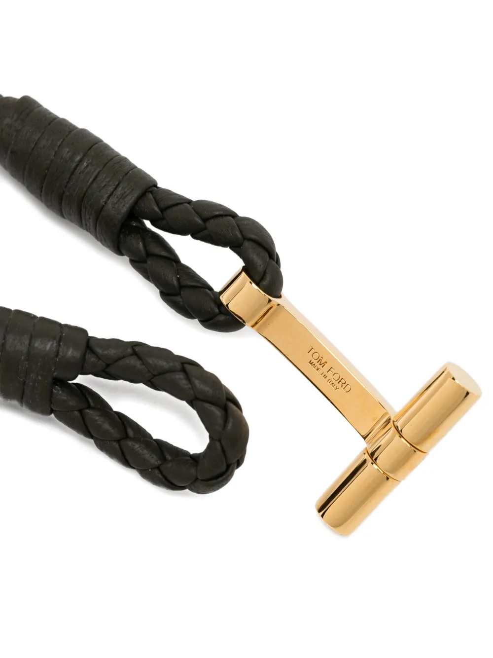 Tom Ford Men Braided T-Bar Bracelet TOM FORD