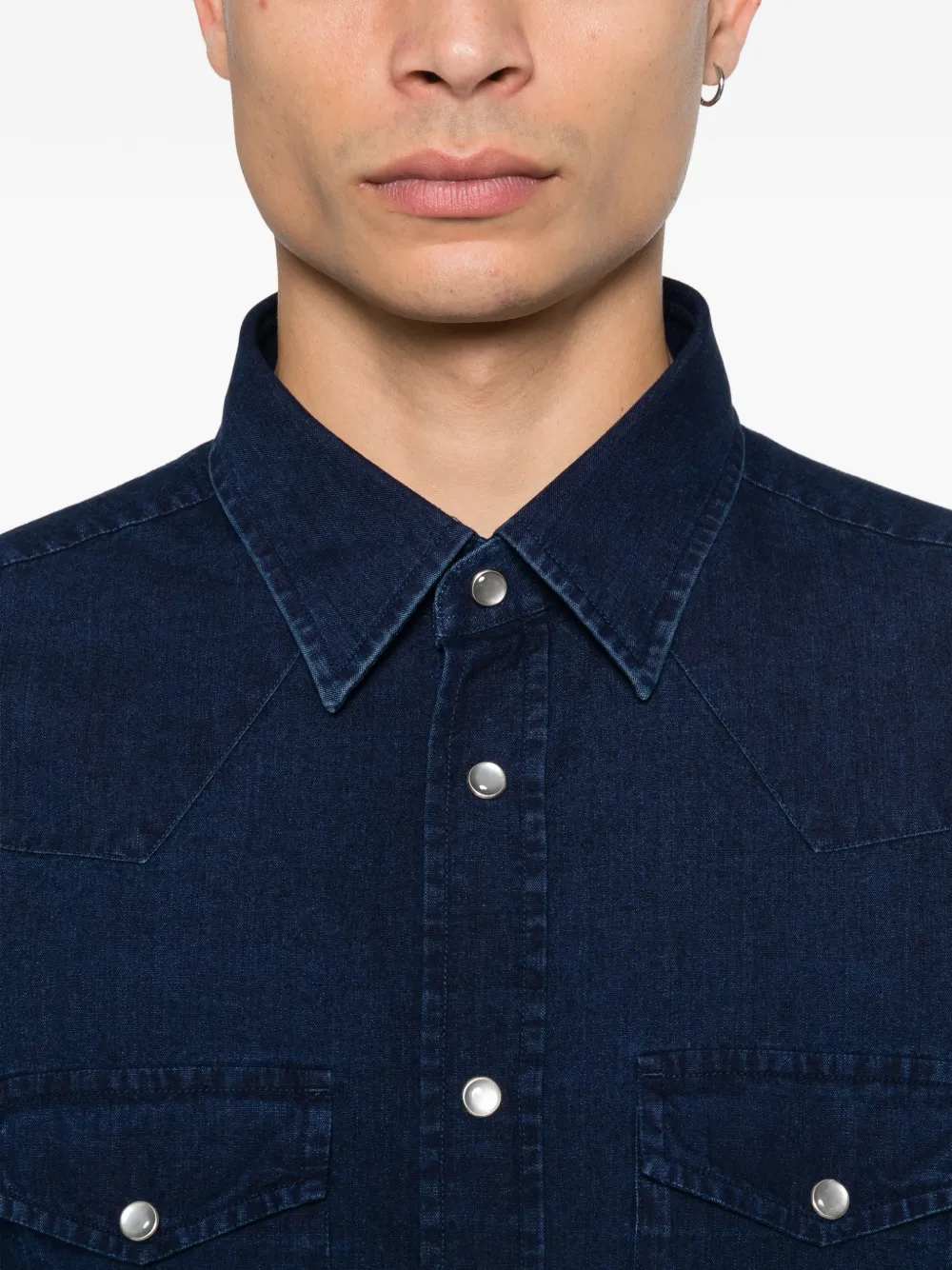 Tom Ford Men Shirt With Chest Pocket TOM FORD