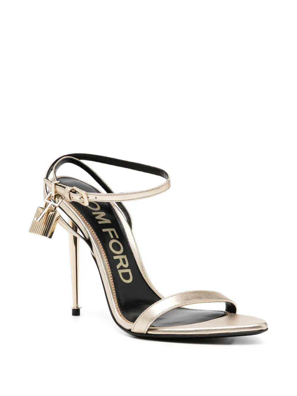 Tom Ford Women 105Mm Padlock Leather Sandals TOM FORD