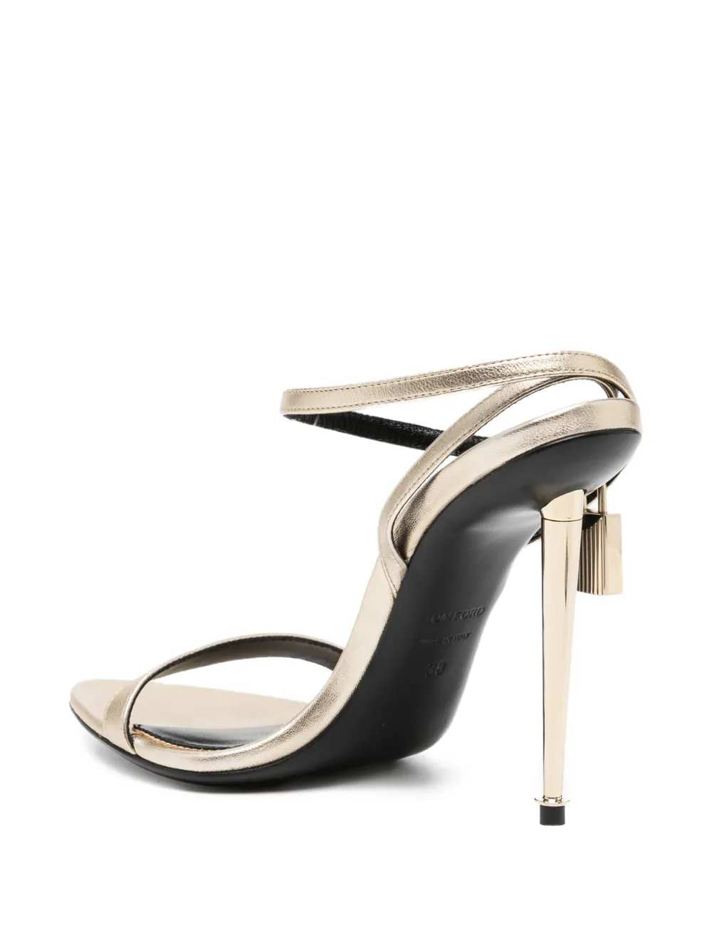 Tom Ford Women 105Mm Padlock Leather Sandals TOM FORD