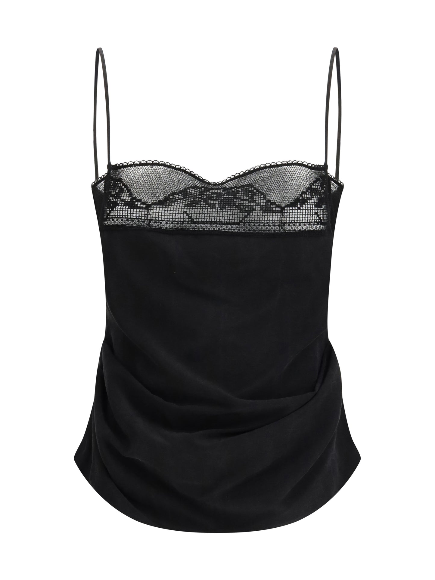 Magda Butrym Women Silk Draped Top MAGDA BUTRYM