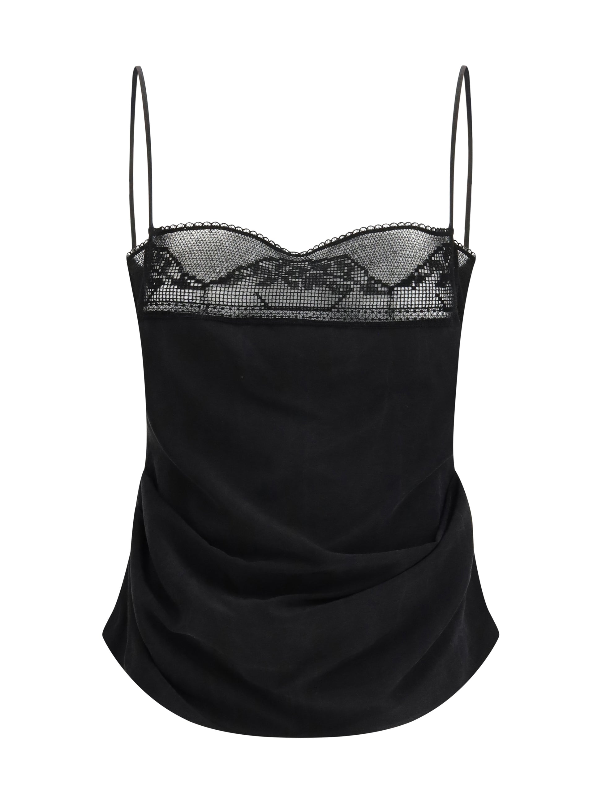 Magda Butrym Women Silk Draped Top MAGDA BUTRYM