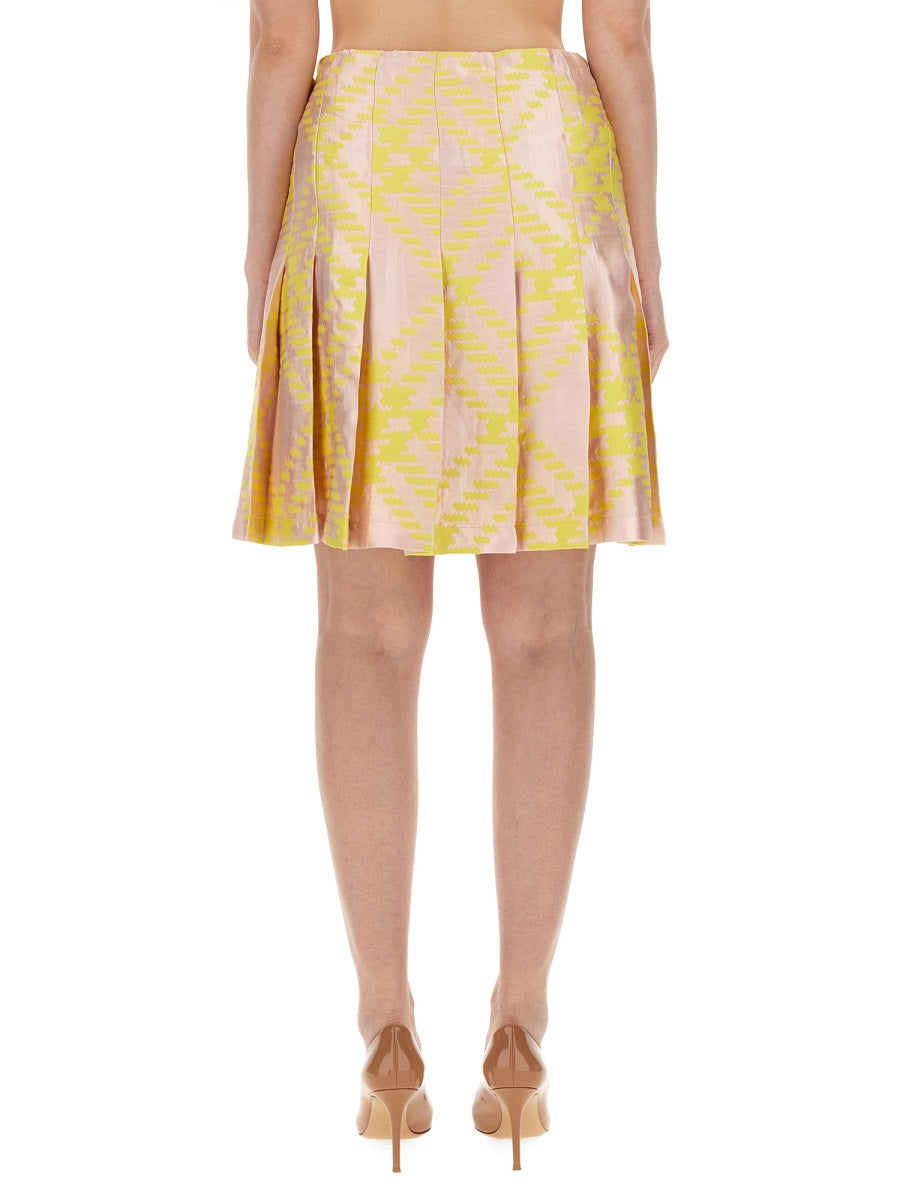 Burberry Women Check Pattern Skirt BURBERRY