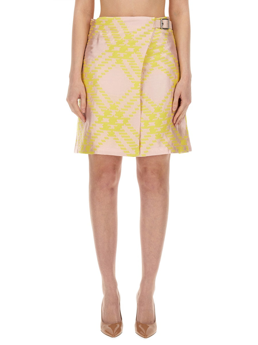 Burberry Women Check Pattern Skirt BURBERRY