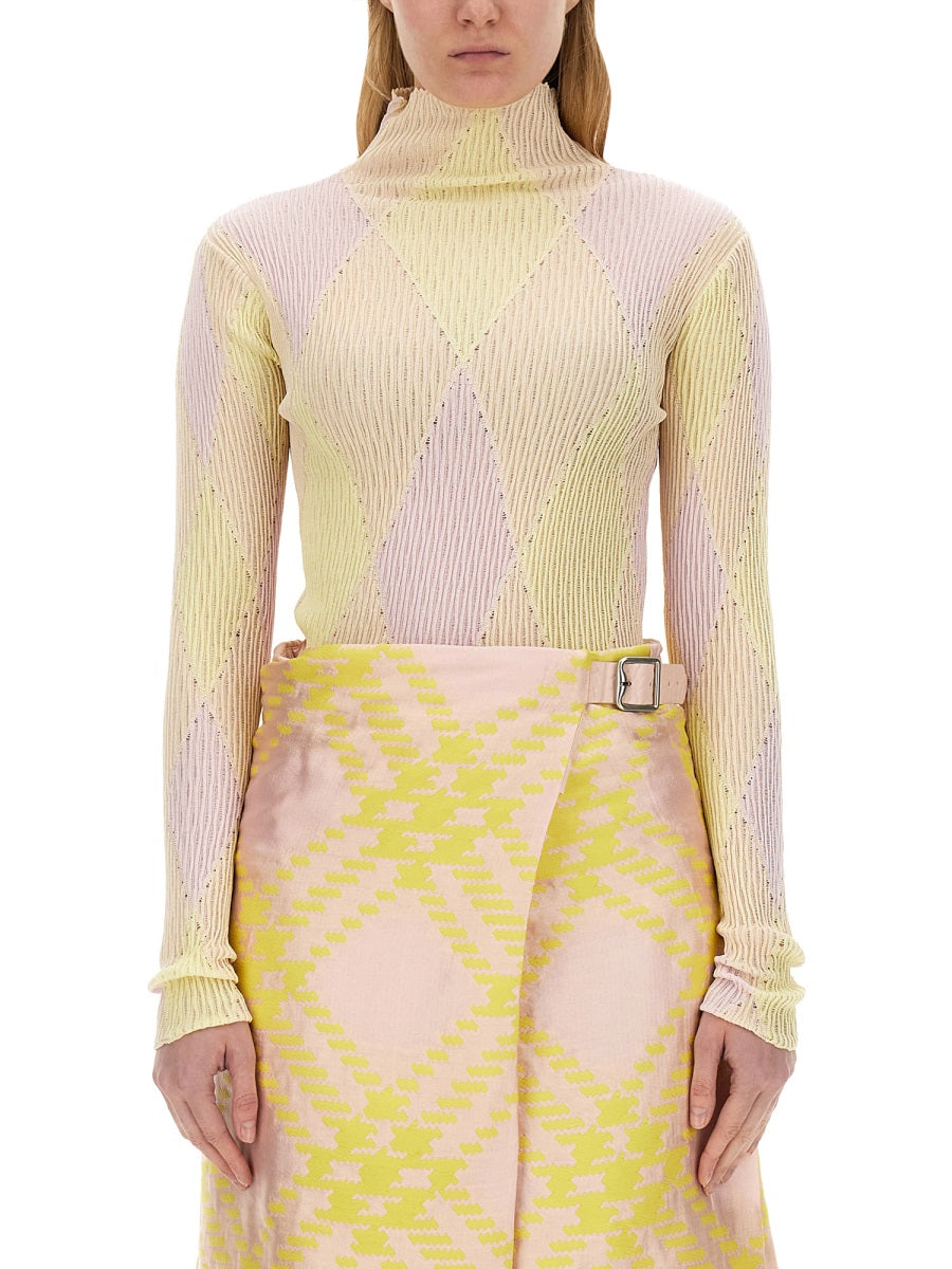 Burberry Women Shirt With Check Pattern BURBERRY