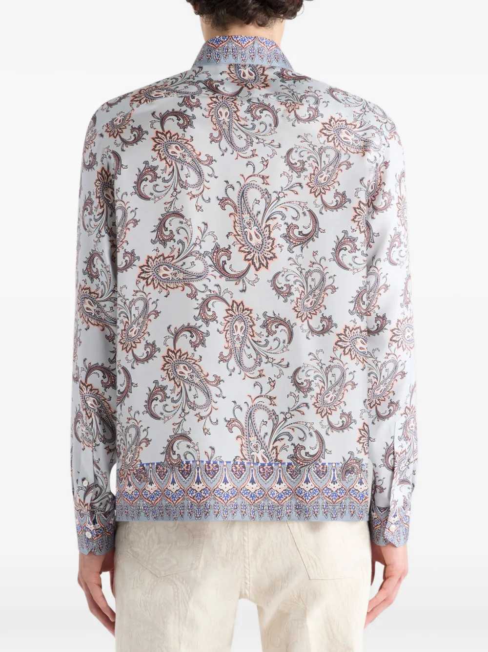 Etro Men Paisley Leaf Print Shirt ETRO