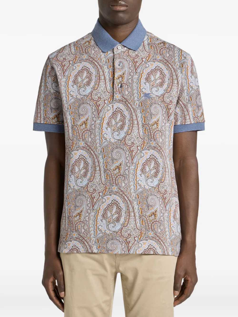 Etro Men Piqué Polo ETRO