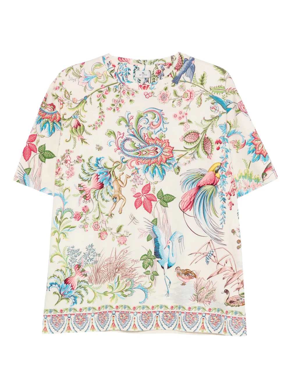 Etro Men Floral Print T-Shirt ETRO