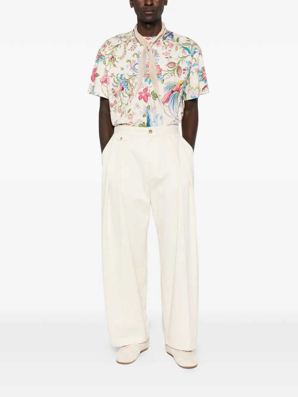 Etro Men Floral Print T-Shirt ETRO