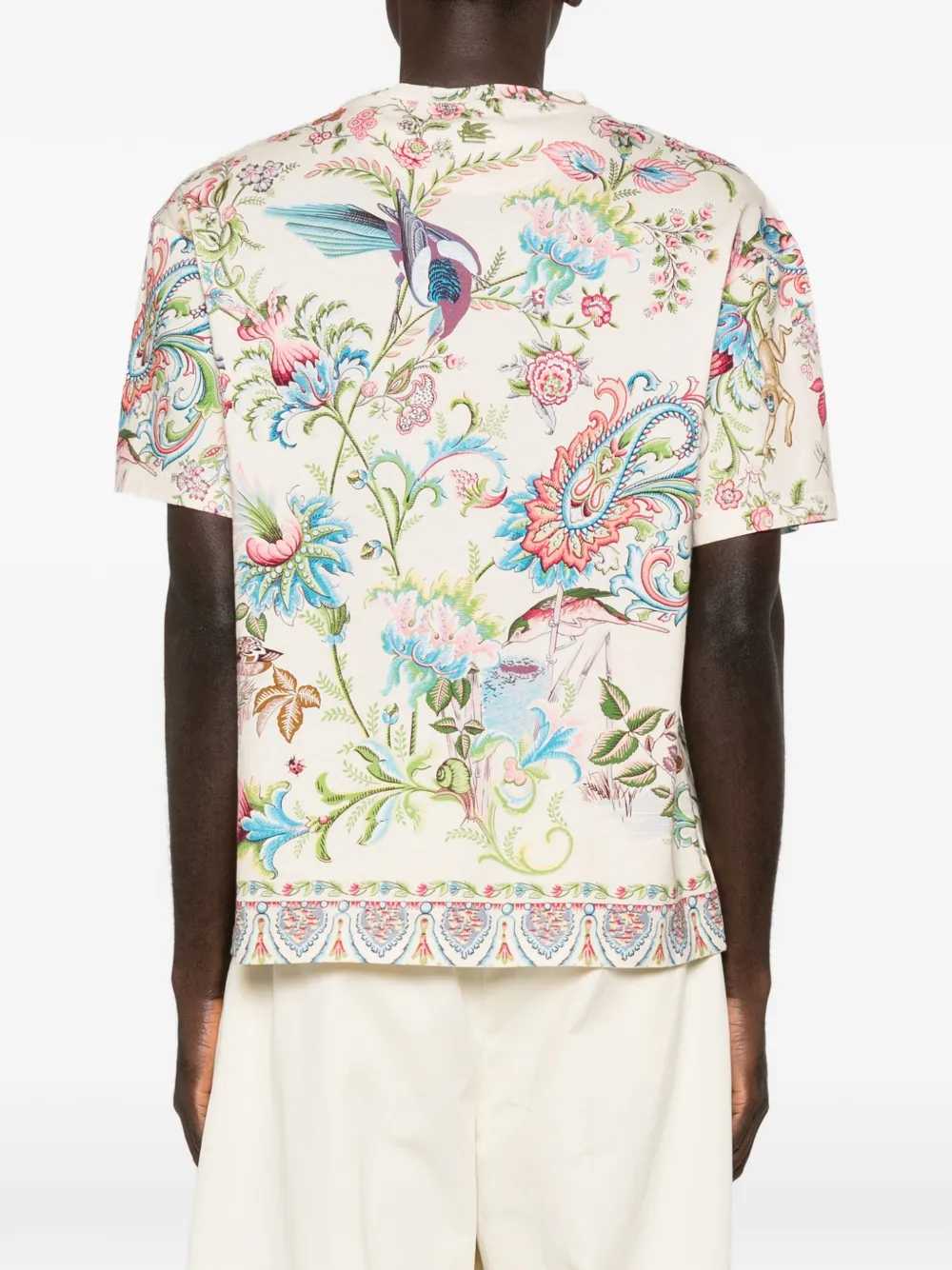 Etro Men Floral Print T-Shirt ETRO