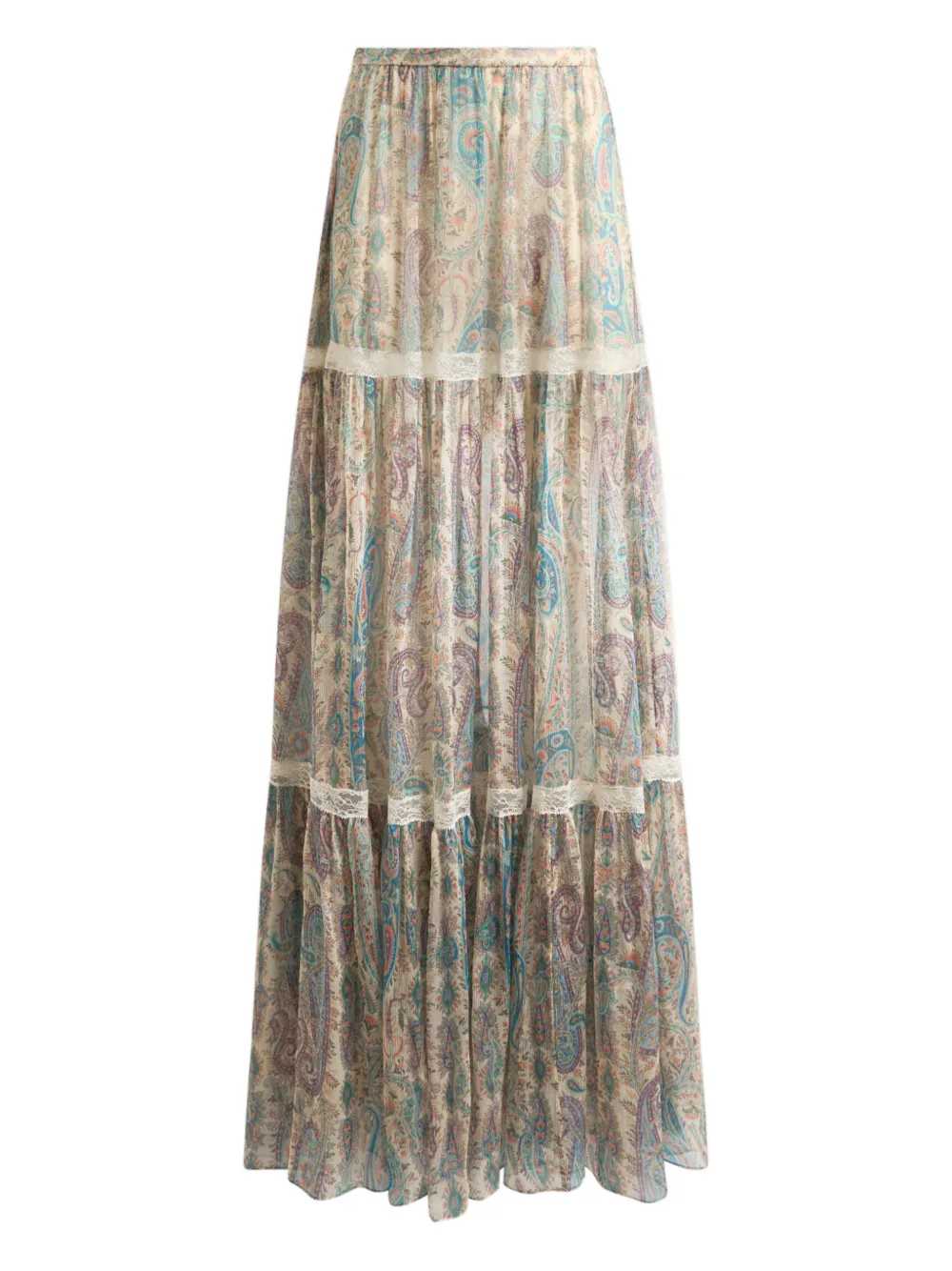 Etro Women Long Skirt With Paisley Print ETRO