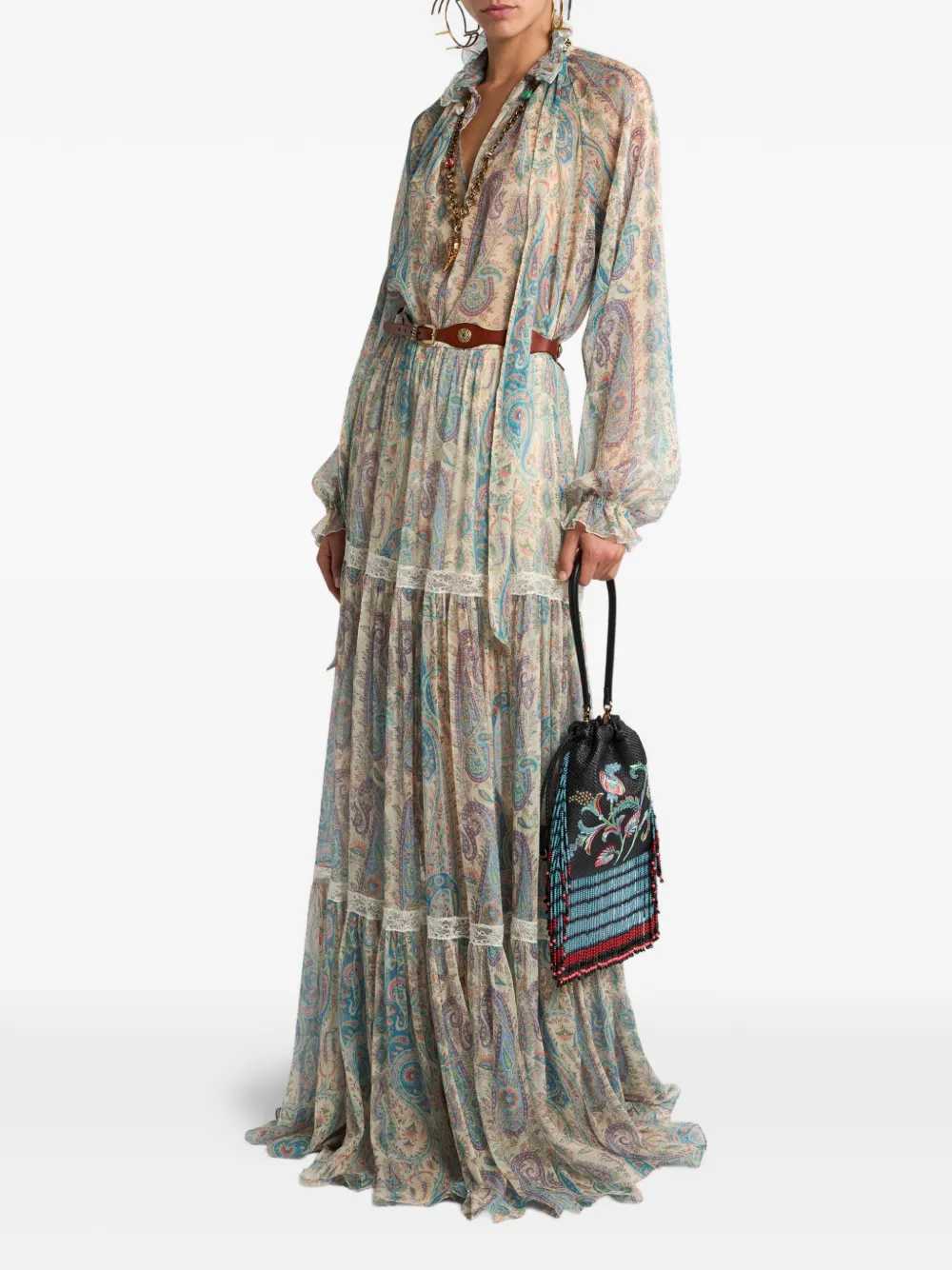 Etro Women Long Skirt With Paisley Print ETRO