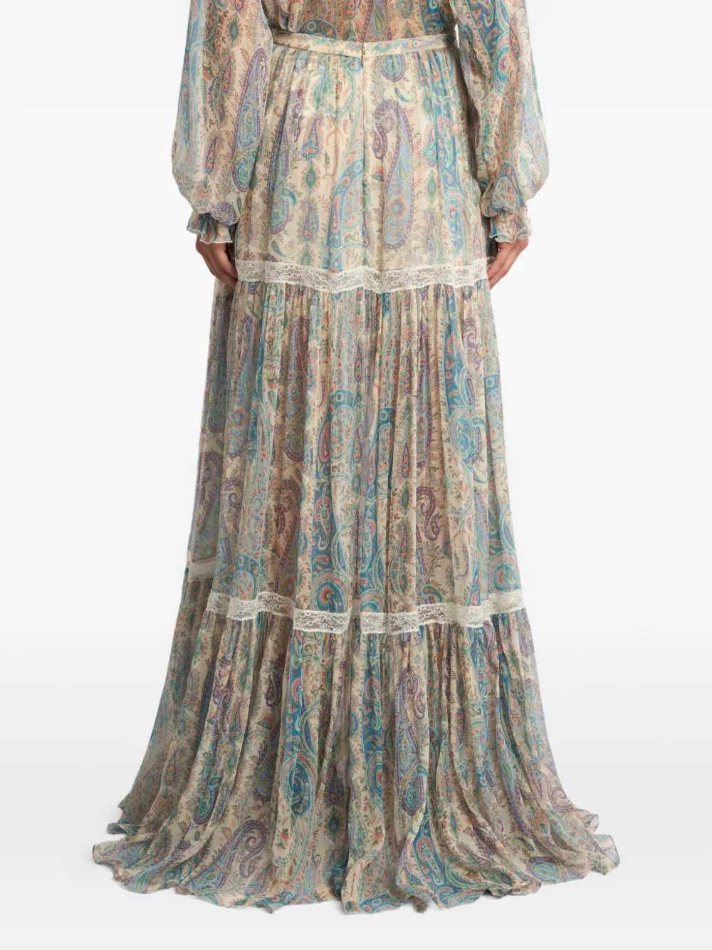 Etro Women Long Skirt With Paisley Print ETRO