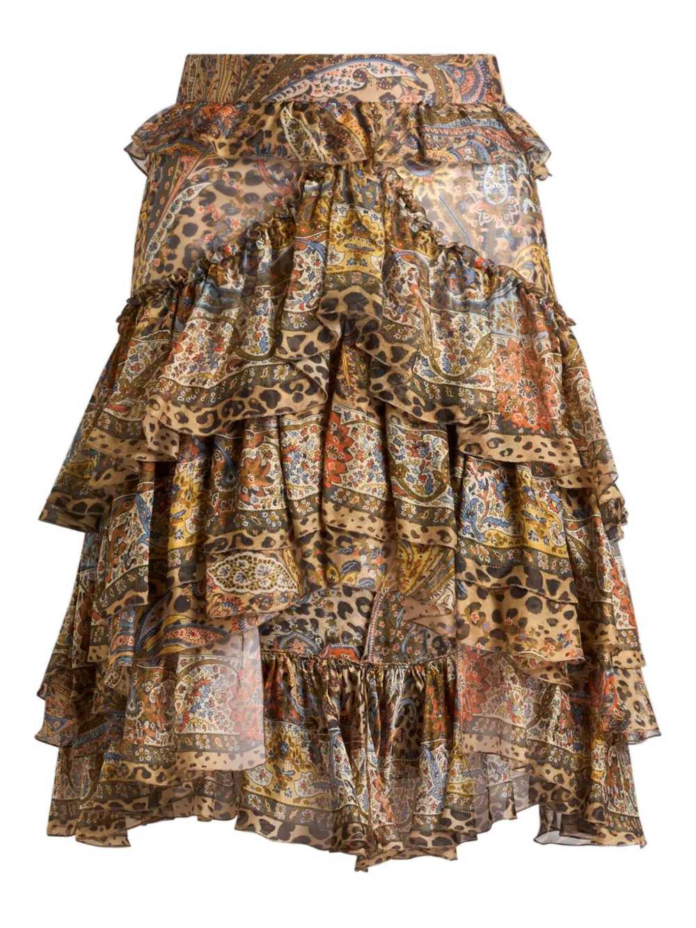 Etro Women Ruffled Paisley Skirt ETRO