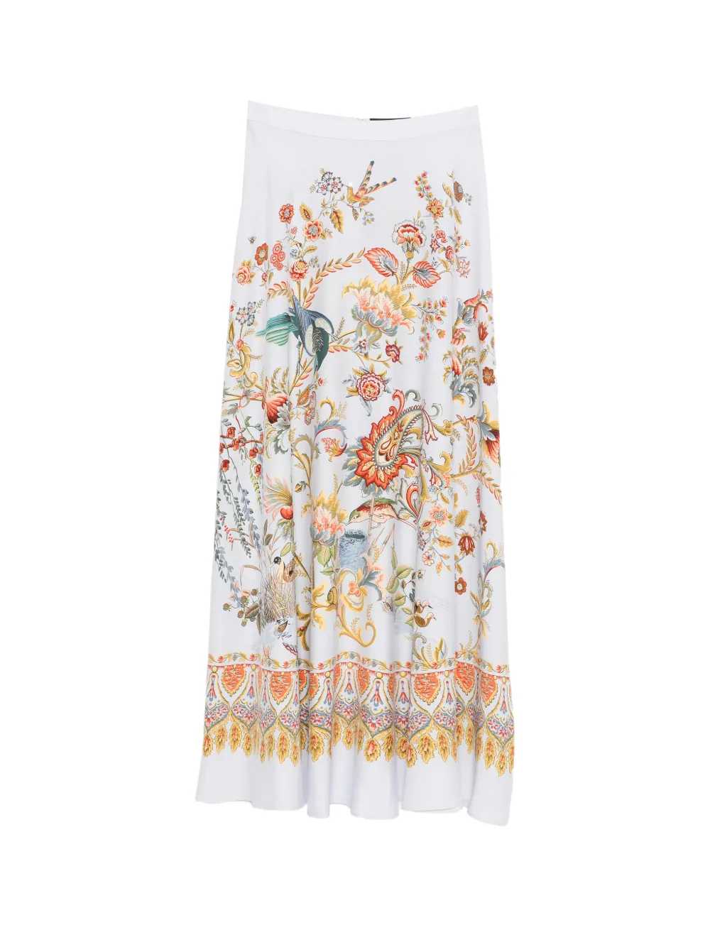 Etro Women Long Floral Semi-Circle Skirt ETRO