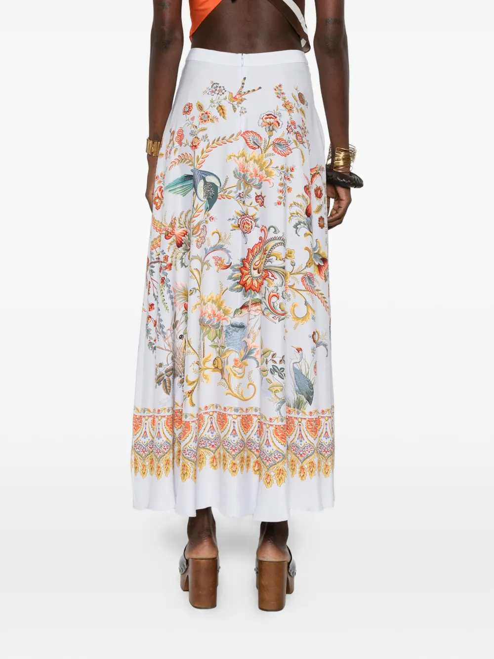 Etro Women Long Floral Semi-Circle Skirt ETRO