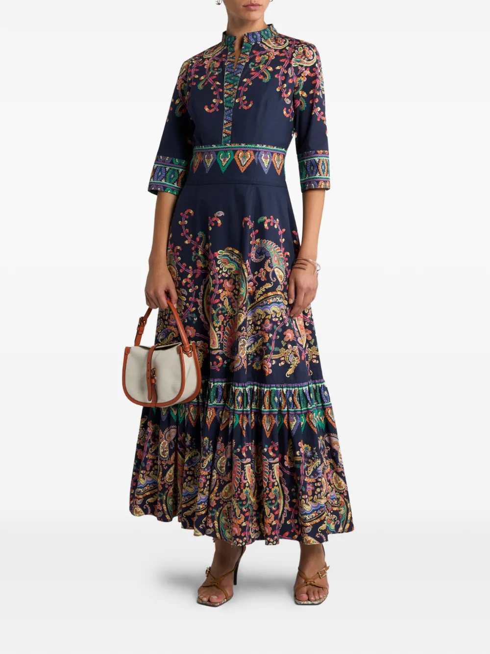 Etro Women Long Paisley Print Dress ETRO