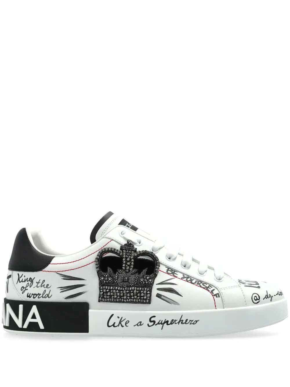 Dolce & Gabbana Men Sneakers With Logo Appliqué DOLCE & GABBANA