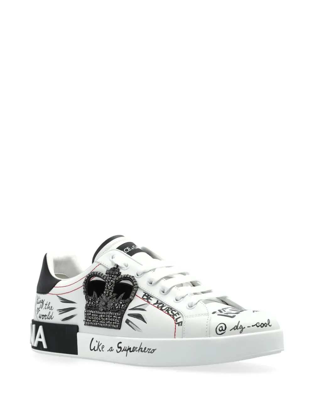 Dolce & Gabbana Men Sneakers With Logo Appliqué DOLCE & GABBANA
