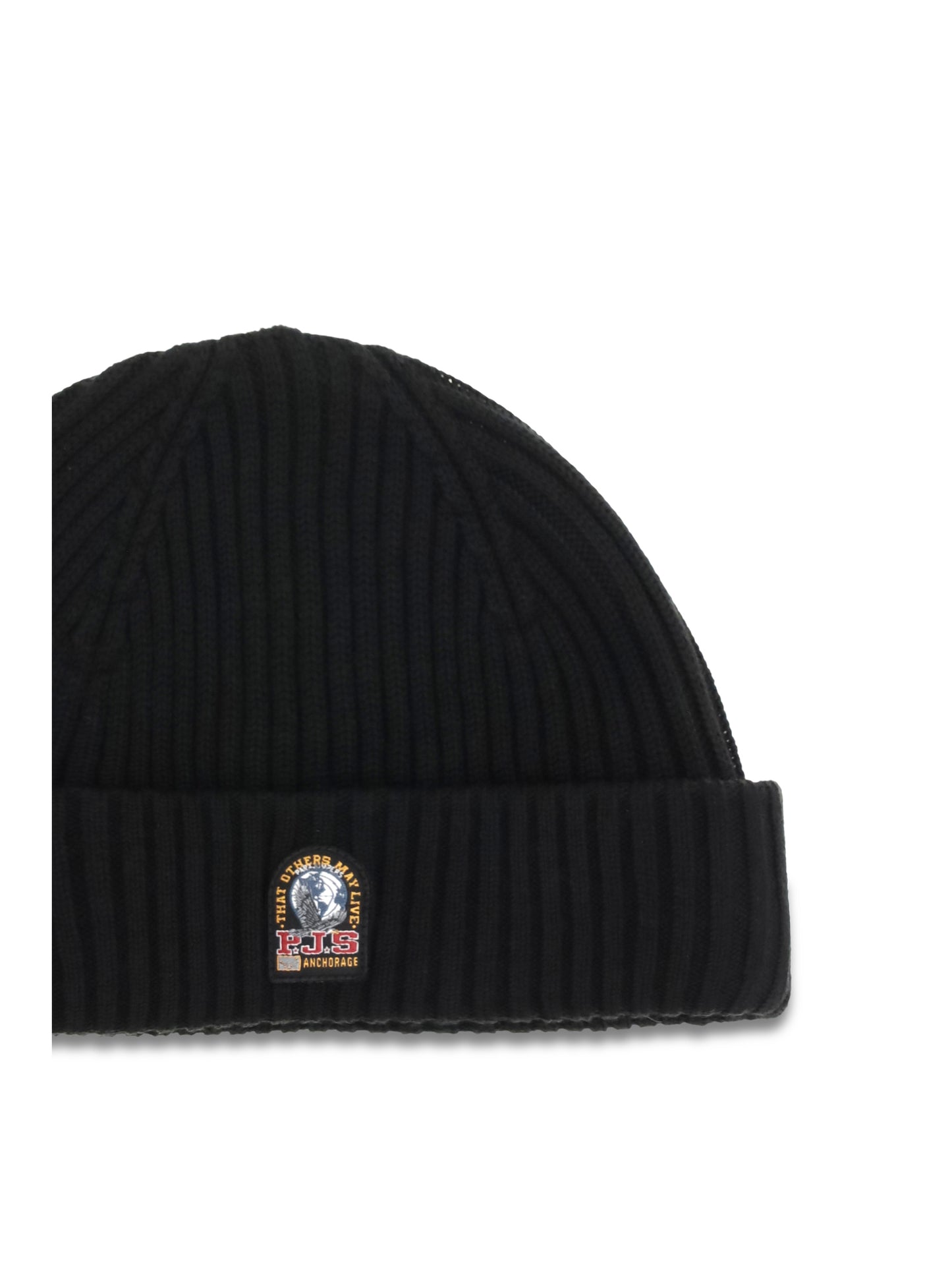 Parajumpers Men Beanie In Ribbed Knit With Logo PARAJUMPERS