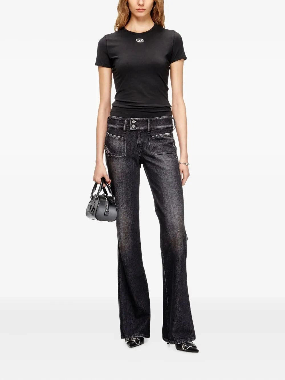Diesel Women `T-Uncutieslong-Od` T-Shirt DIESEL