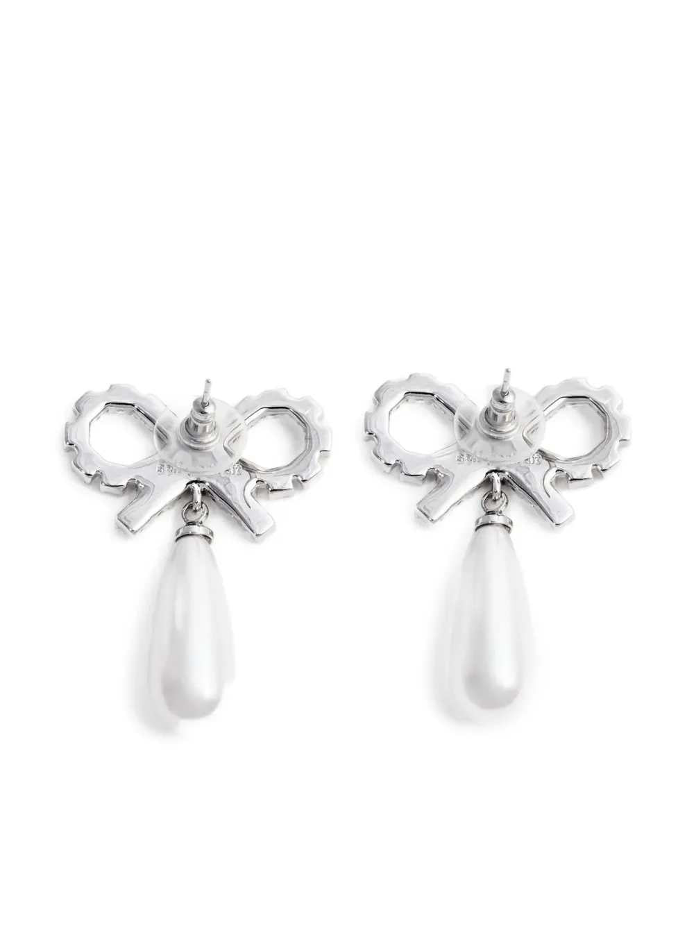 Self-Portrait Women Bow And Pearl Earrings SELF-PORTRAIT