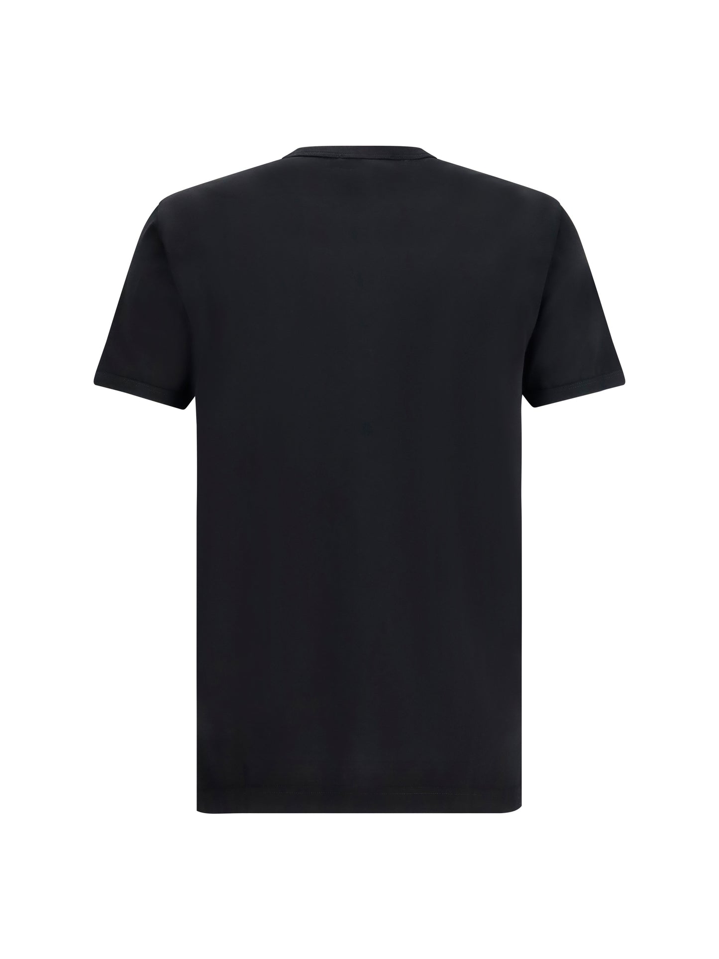 Dolce & Gabbana Men Cotton T-Shirt With Logo Plaque DOLCE & GABBANA