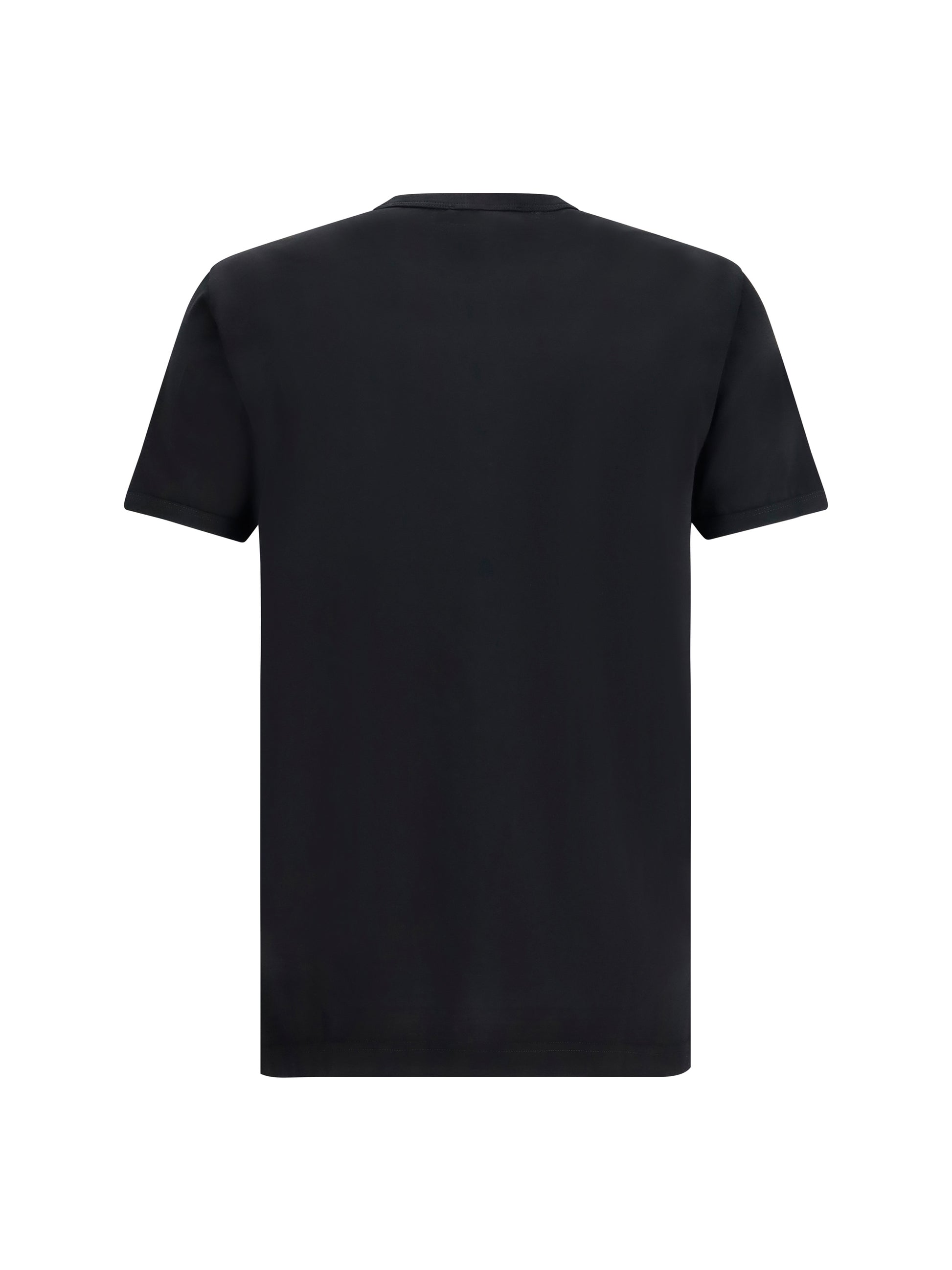 Dolce & Gabbana Men Cotton T-Shirt With Logo Plaque DOLCE & GABBANA