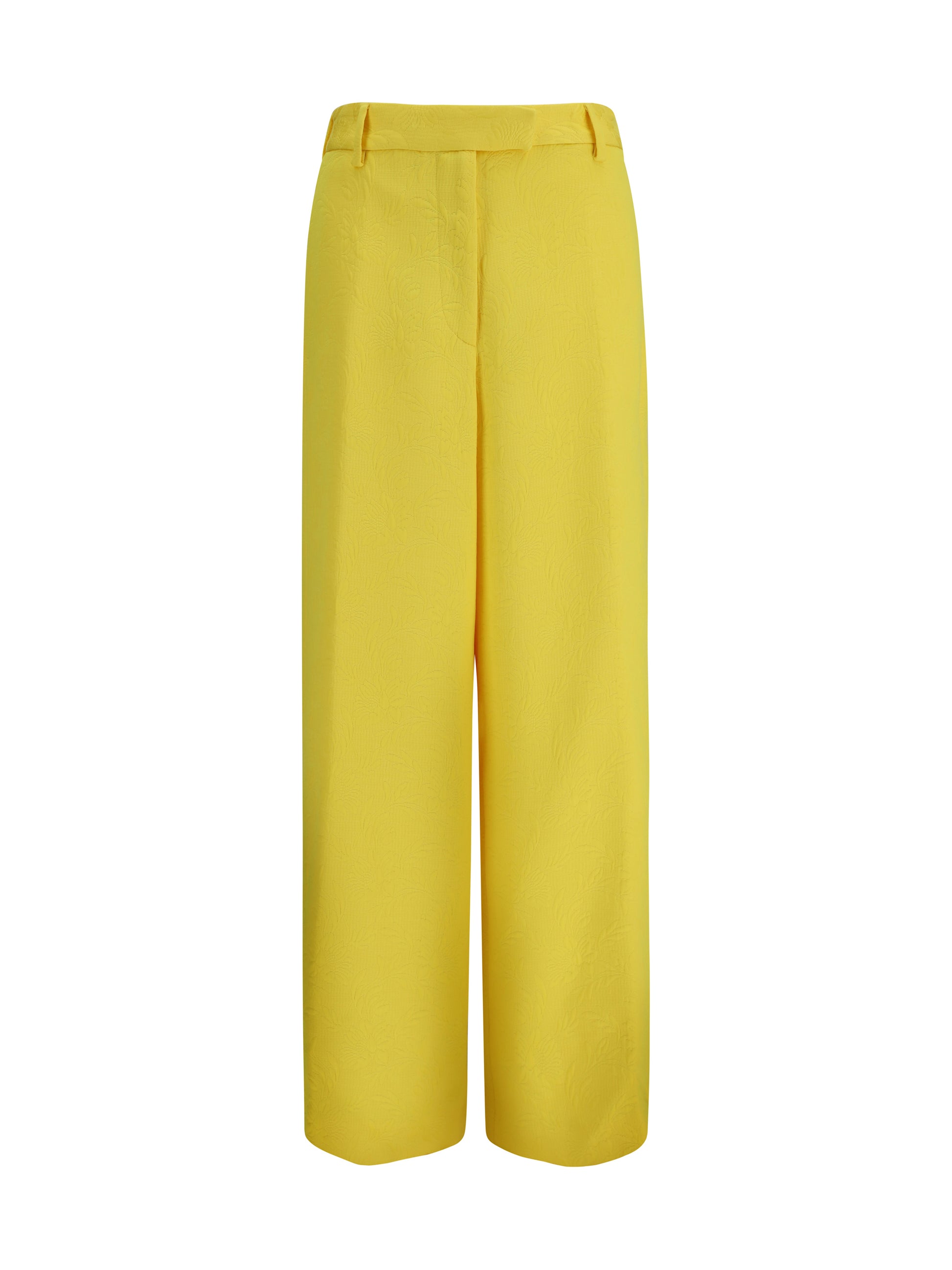 Dries Van Noten Women Wide-Leg Pants With All-Over Jacquard Pattern DRIES VAN NOTEN