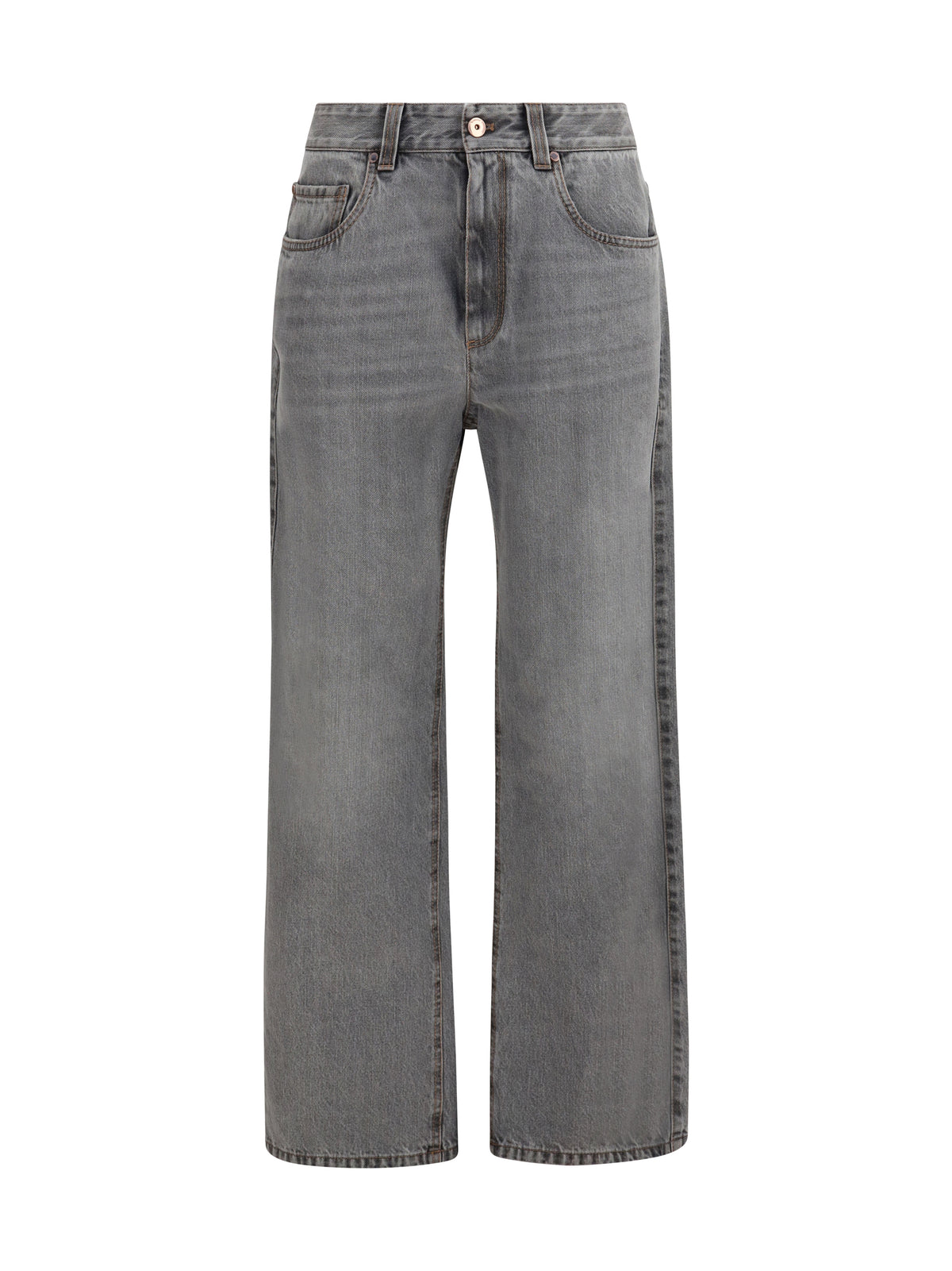 Brunello Cucinelli Women Wide-Leg Cotton Denim Jeans BRUNELLO CUCINELLI