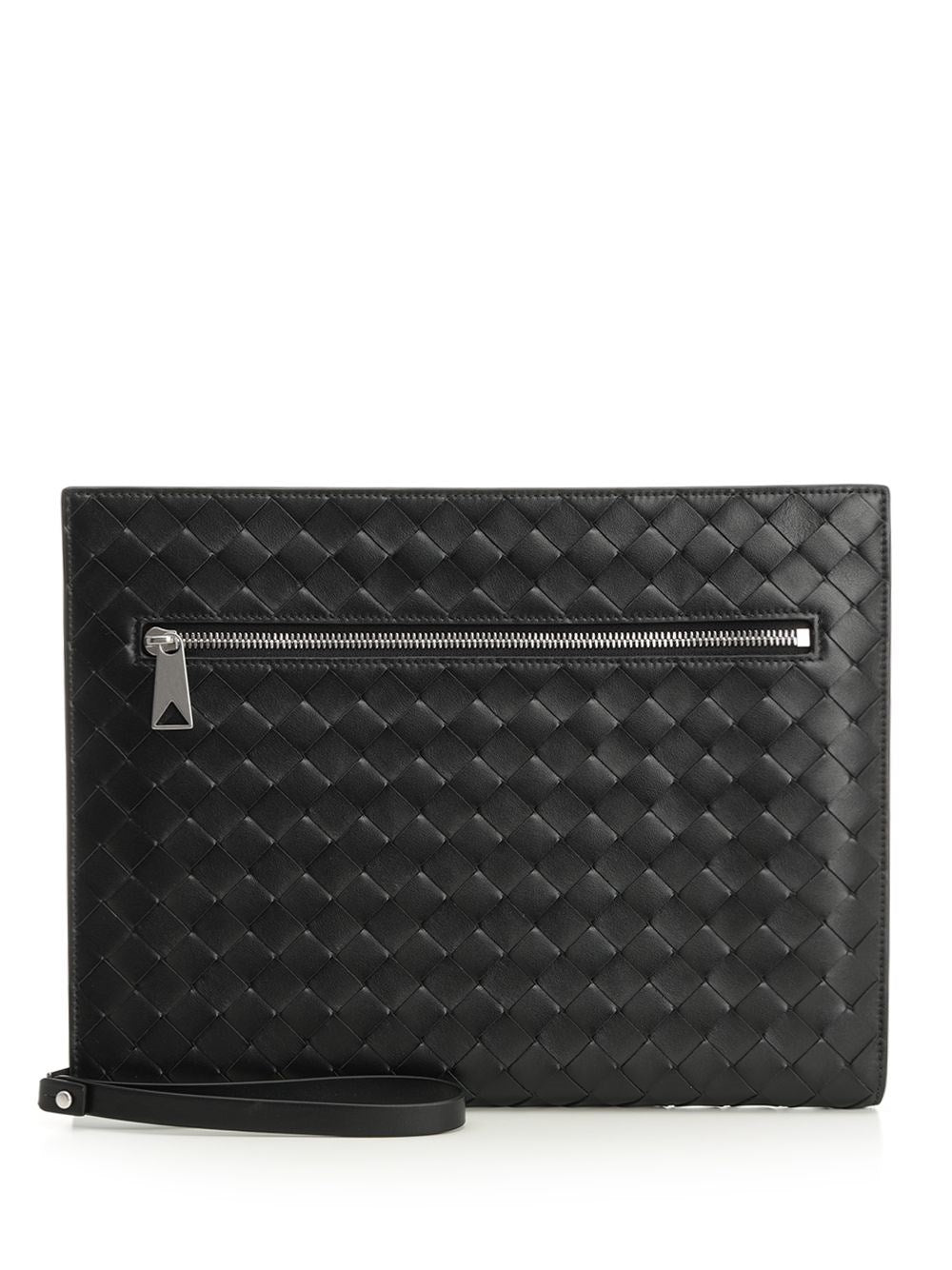 Bottega Veneta Men Woven Document Holder With Strap BOTTEGA VENETA