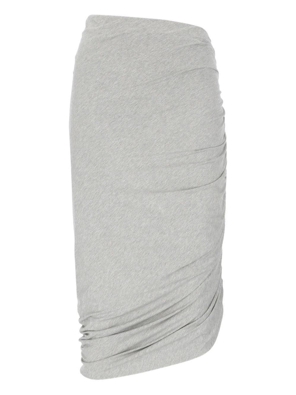 The Attico Women Gathered Midi Skirt THE ATTICO