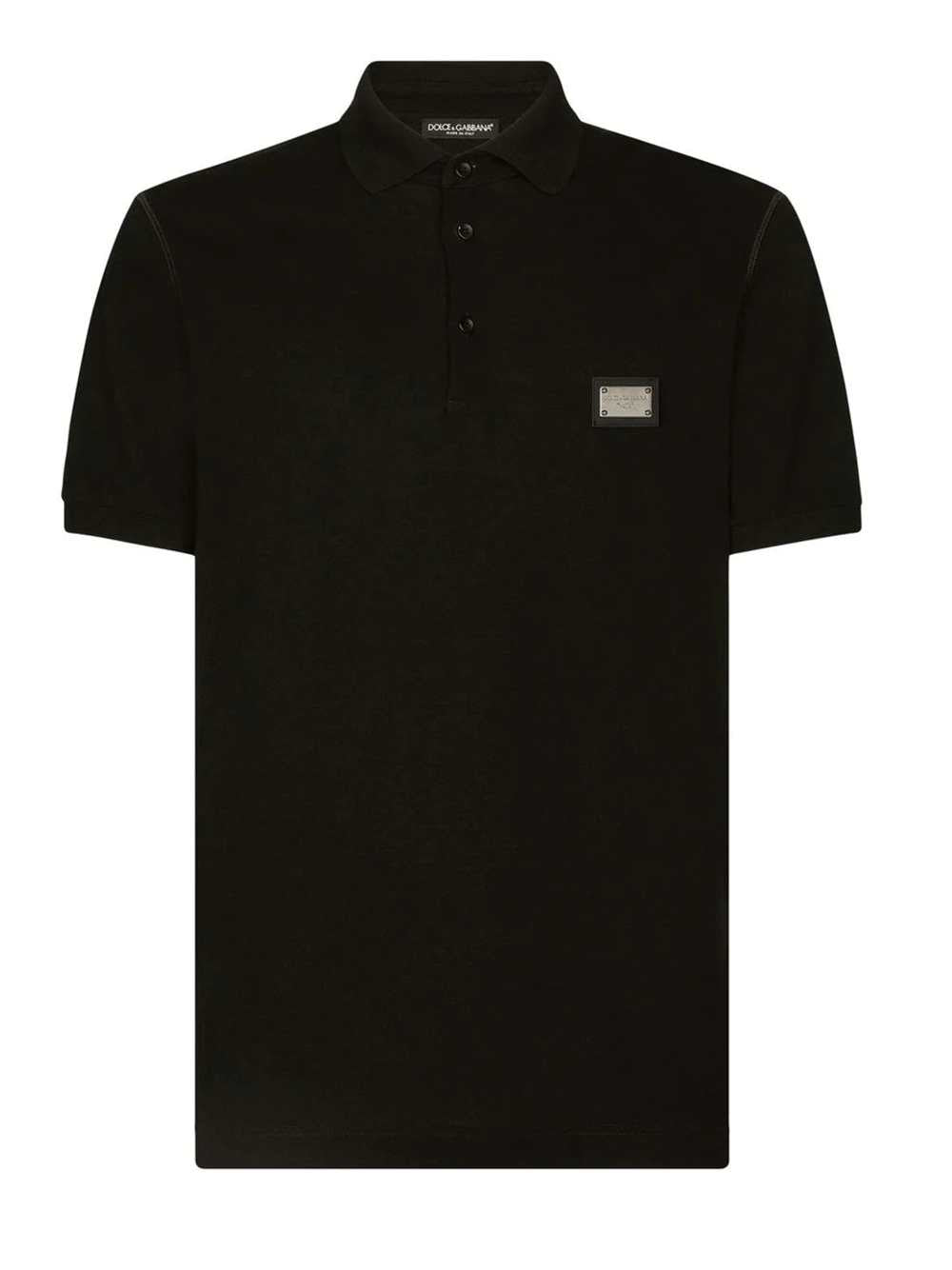 Dolce & Gabbana Men Polo Shirt With Appliqué DOLCE & GABBANA