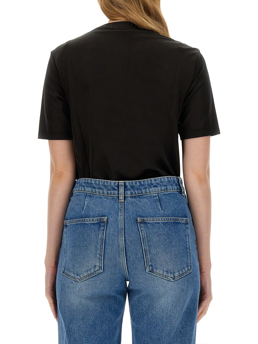 Rabanne Women T-Shirt With Logo PACO RABANNE