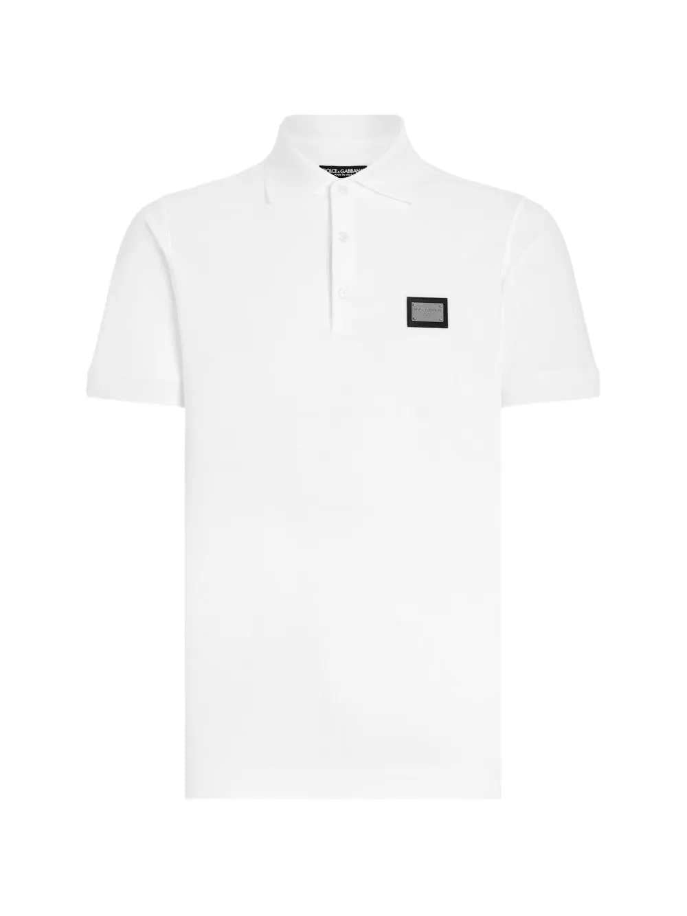 Dolce & Gabbana Men Polo Shirt With Applique DOLCE & GABBANA