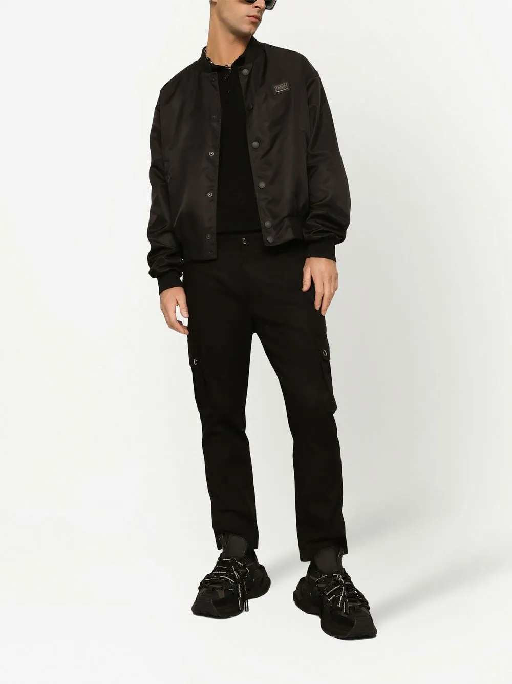 Dolce & Gabbana Men Virgin Wool Polo With Logo DOLCE & GABBANA